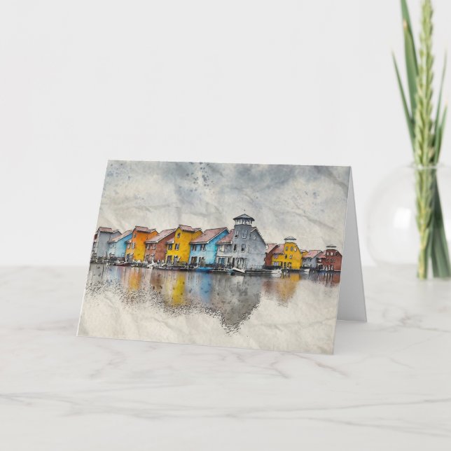 De Agradecimento Cartão em Branco do Rio Vivo (Frente)