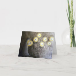 De Agradecimento Cartão fantasma e vaga-lumes