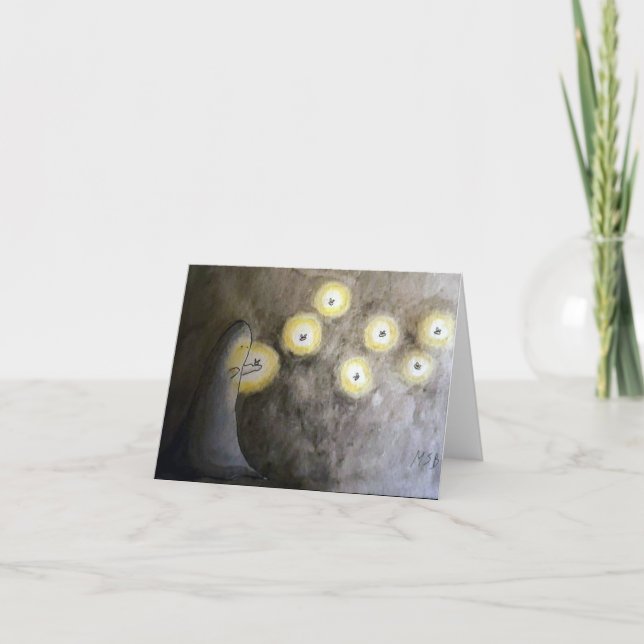 De Agradecimento Cartão fantasma e vaga-lumes (Frente)