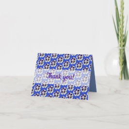 De Agradecimento Cartão Floral Beauty