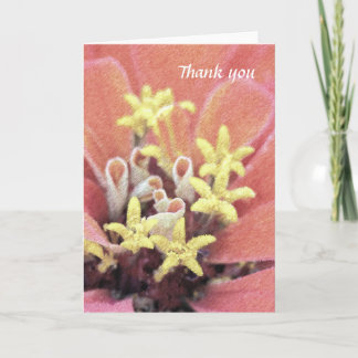 De Agradecimento Cartão floral bonito da aguarela
