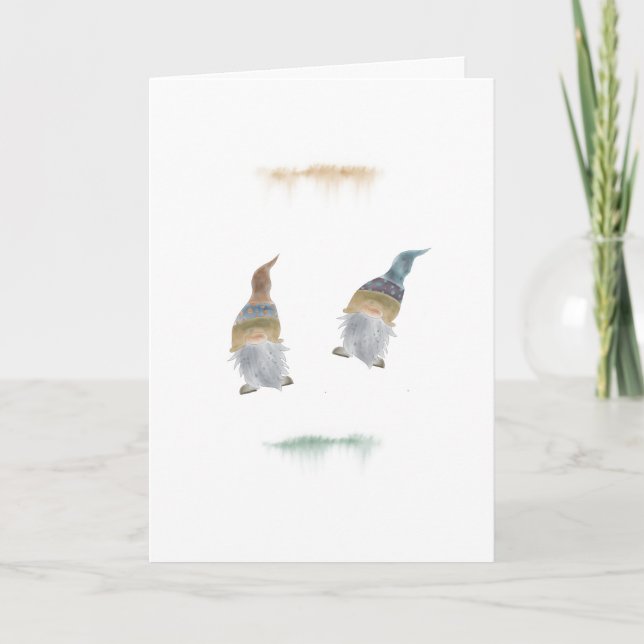 De Agradecimento Cartão Gnome - vazio (Frente)