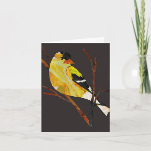 De Agradecimento Cartão Goldfinch