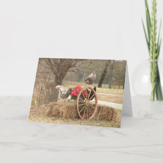 De Agradecimento Cartão Hen Feliz