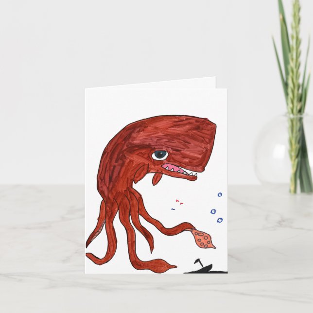 De Agradecimento Cartão Inkwhaleken (Frente)