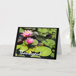 De Agradecimento Cartão Lilypad Turtle Thankyou