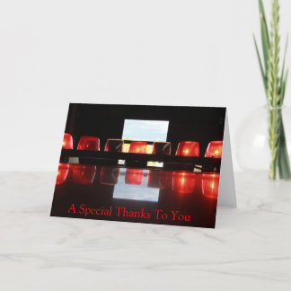 De Agradecimento Cartão Obrigado-Fogo