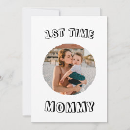De Agradecimento Cartão personalizado para a primeira vez da Mamãe 