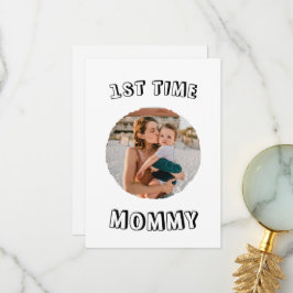 De Agradecimento Cartão personalizado para a primeira vez da Mamãe 