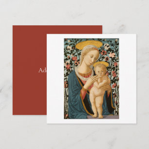 DE AGRADECIMENTO CARTÃO PLANO: MADONNA & CRIANÇA: 1942