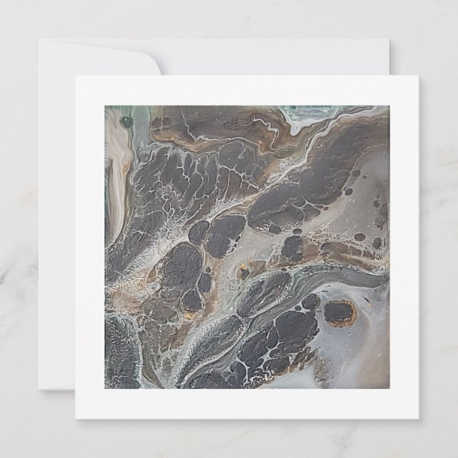 De Agradecimento cartão plano quadrado serpente (Frente)