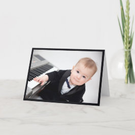 De Agradecimento Cartão Prodígio para Bebês