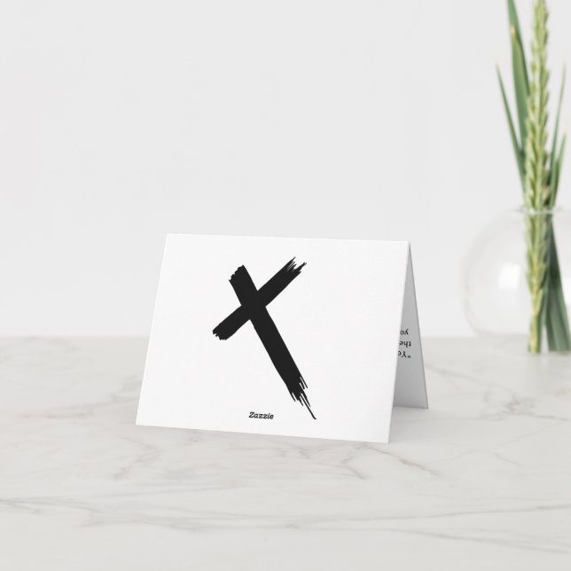 De Agradecimento Cartão Qualquer Personalizado (Verso)