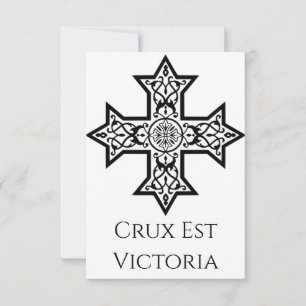 De Agradecimento Cartão Sagrado da Cruz Copta Oração Pater Noster
