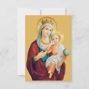 De Agradecimento Cartão Sagrado do Ícone Ortodoxo da Virgem Maria