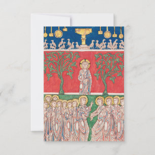 De Agradecimento Cartão Sagrado Medieval Jesus Cristo   Pater Noste