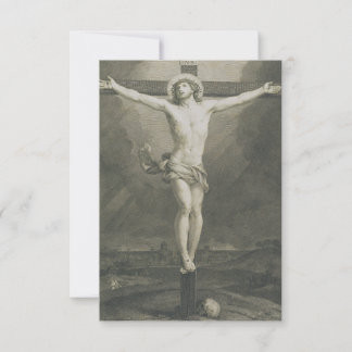 De Agradecimento Cartão Santo da Crucificação Monomática | Pater No