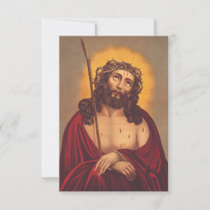 De Agradecimento Cartão Santo do Homem das Dores Pater Noster Lat