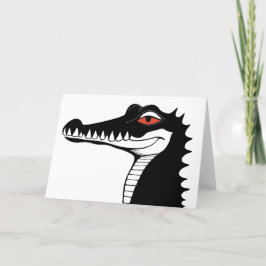 De Agradecimento Cartão Saudação do Alligator