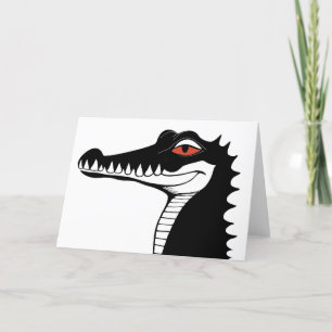 De Agradecimento Cartão Saudação do Alligator