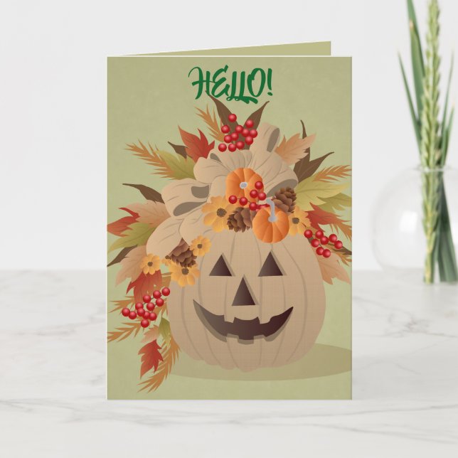 DE AGRADECIMENTO CARTÃO SAZONAL HELLO (Frente)