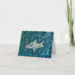 De Agradecimento Cartão Shark