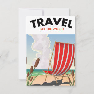 De Agradecimento Cartão Travel See the World