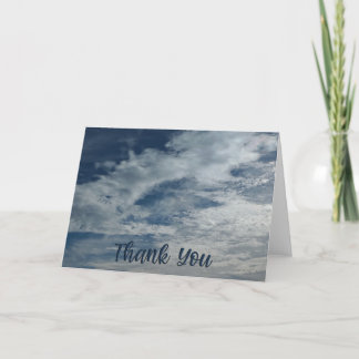 De Agradecimento Celeste Celestial Obrigado Cartão Dobrado 5x7