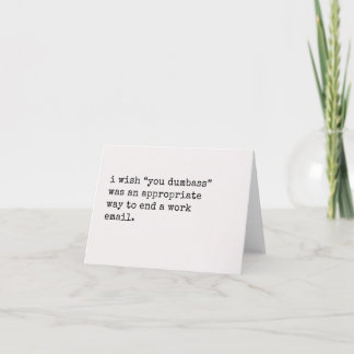 De Agradecimento colega deixando presente, cartão sem motivo, aspas