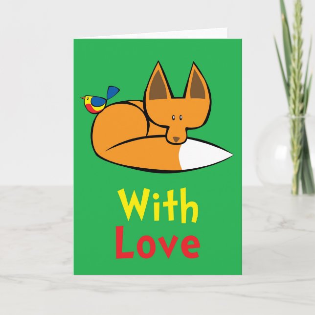 De Agradecimento com cartão do amor (Frente)