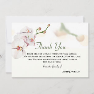 De Agradecimento Elegante Floral Obrigado Cartão Memorial