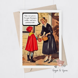 De Agradecimento Engraçado Adulto Halloween Mãe Sêmula Cartão Sauda