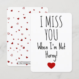 De Agradecimento Eu sinto sua falta mesmo quando não sou um cartão 