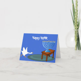 De Agradecimento Feliz cartão HONK Hannukah