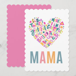 De Agradecimento Flagrante Obrigado, Cartão MAMA