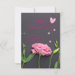 De Agradecimento Flor rosa rosa rosa rosa - Cartão do Namorados rom