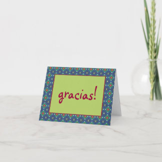 De Agradecimento Gracias! Cartão
