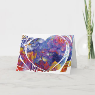 De Agradecimento "Jardim do Coração" 5x7-em. Cartão Folha Dupla