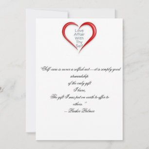 De Agradecimento Lembrete do cartão do auto do amor