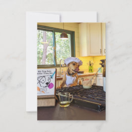 De Agradecimento Livro do cozinheiro do Chef Cartão com fotos Engra