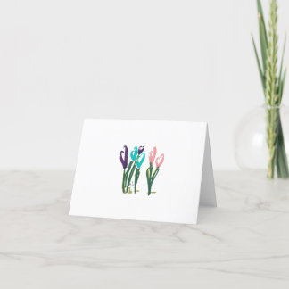 De Agradecimento O cartão das flores do coração