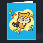 De Agradecimento O cartão grande 8,5 x 11 avança com uma raposa<br><div class="desc">Para o comprar legal super do cumprimento este cartão grande com uma raposa bonito e as cerejas! Boa vinda dos amigos!</div>