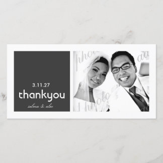 De Agradecimento obrigado 311-Mod você cartão com fotos do carvão