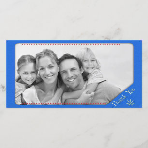 De Agradecimento Obrigado cartão com fotos
