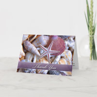 Obrigado cartão dos escudos dos moluscos