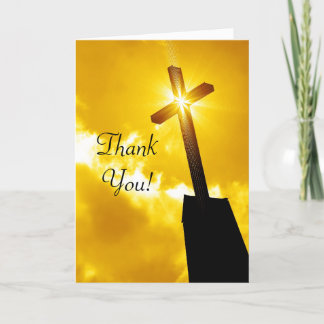 De Agradecimento Obrigado cartão religioso