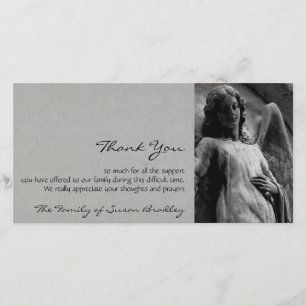 De Agradecimento Obrigado da simpatia do anjo 2 você cartão com