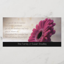 De Agradecimento Obrigado da simpatia do Gerbera você cartão com