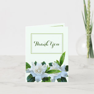De Agradecimento Obrigado Gardenia Flowers Cartão Nota