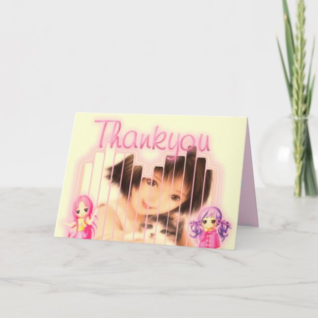 De Agradecimento Obrigado muito cartão (Frente)